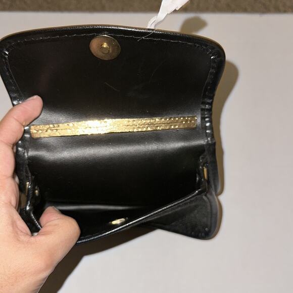 Multi Floral Black Textured Mini Bag Whimsy Goth Fairycore Coquette FLAWED - Picture 3 of 11
